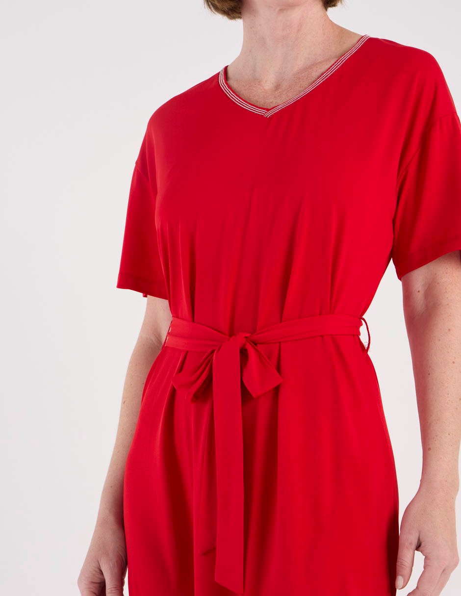 Vestido a la rodilla casual para mujer 4