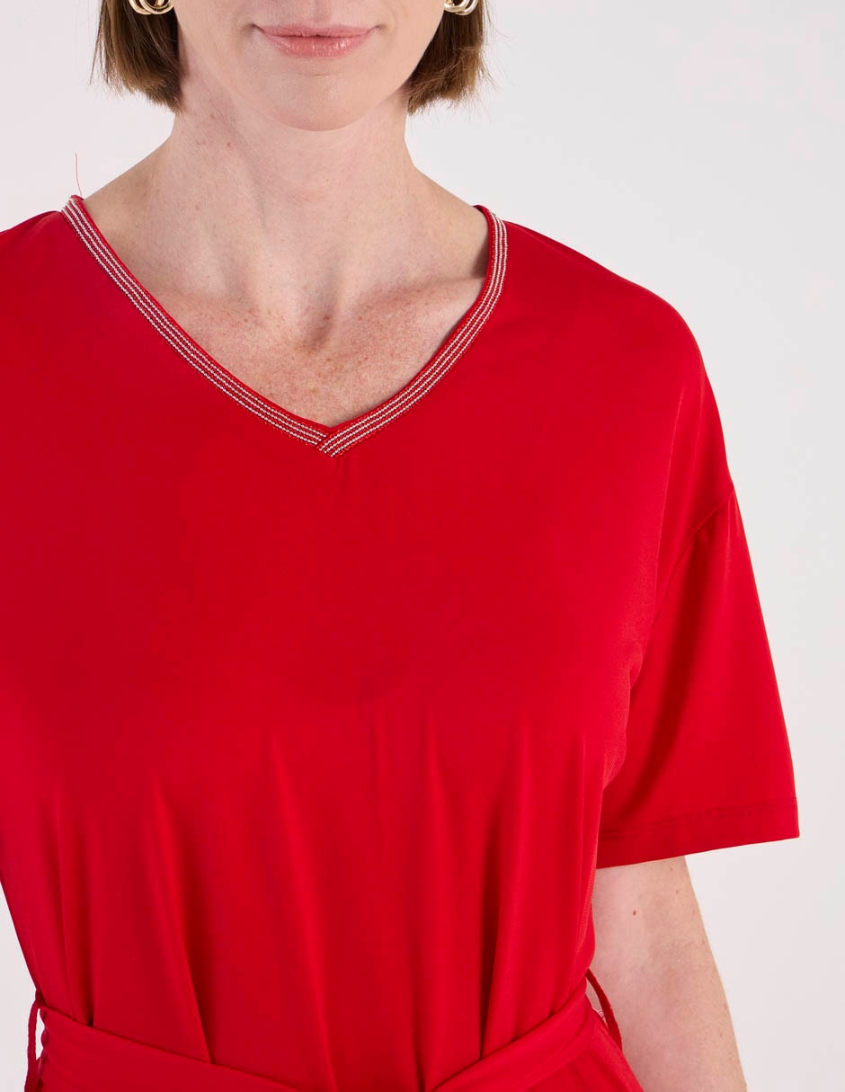 Vestido a la rodilla casual para mujer 5