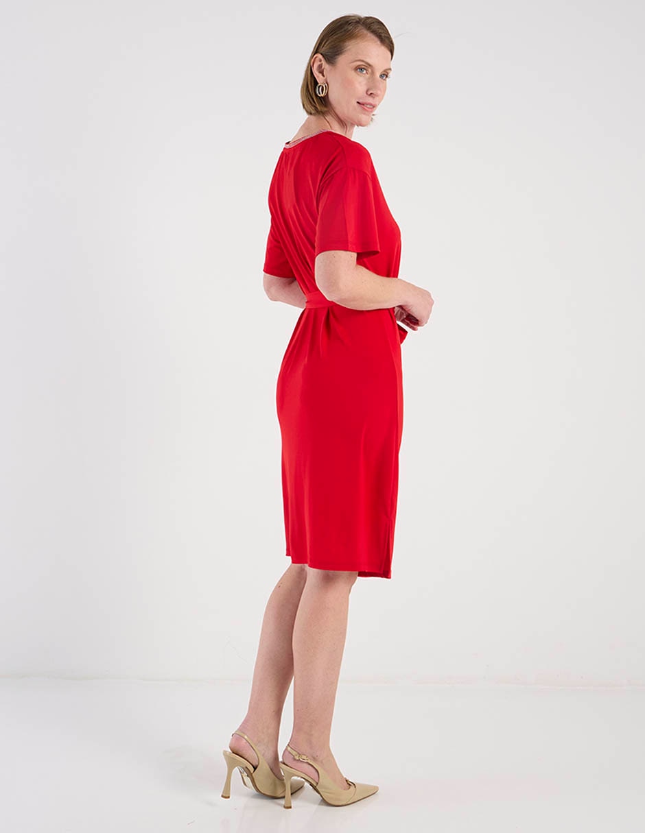 Vestido a la rodilla casual para mujer 6