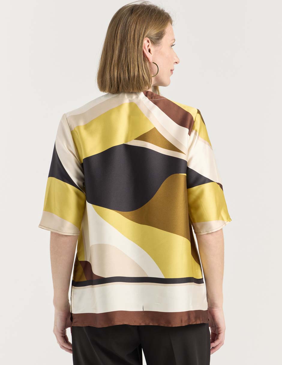 Blusa manga al codo para mujer 2