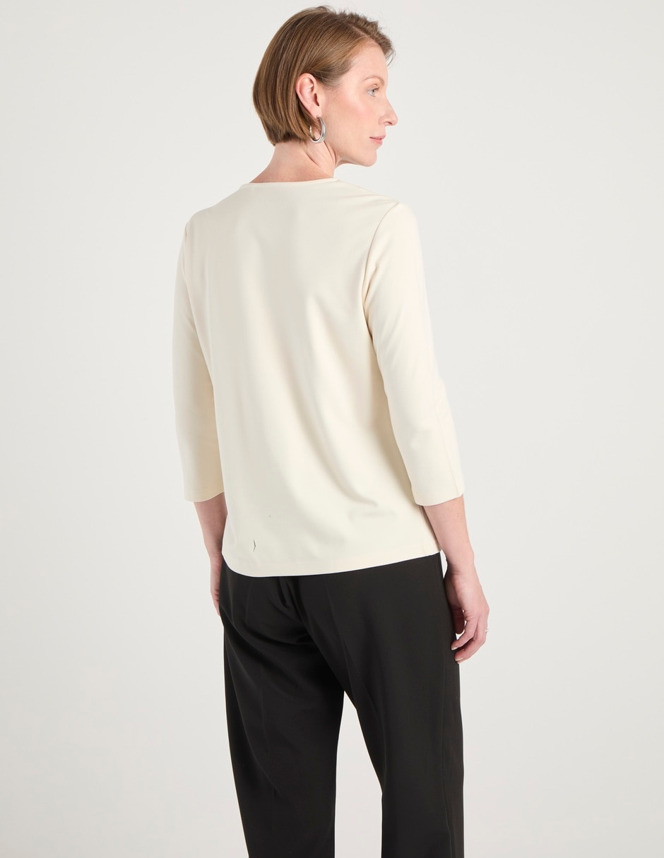 Blusa manga 3/4 para mujer 2