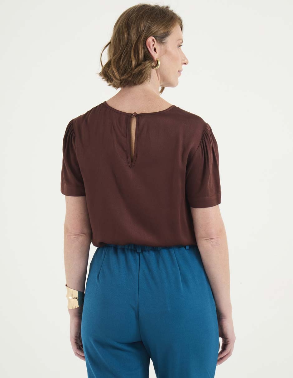 Blusa manga corta para mujer 2