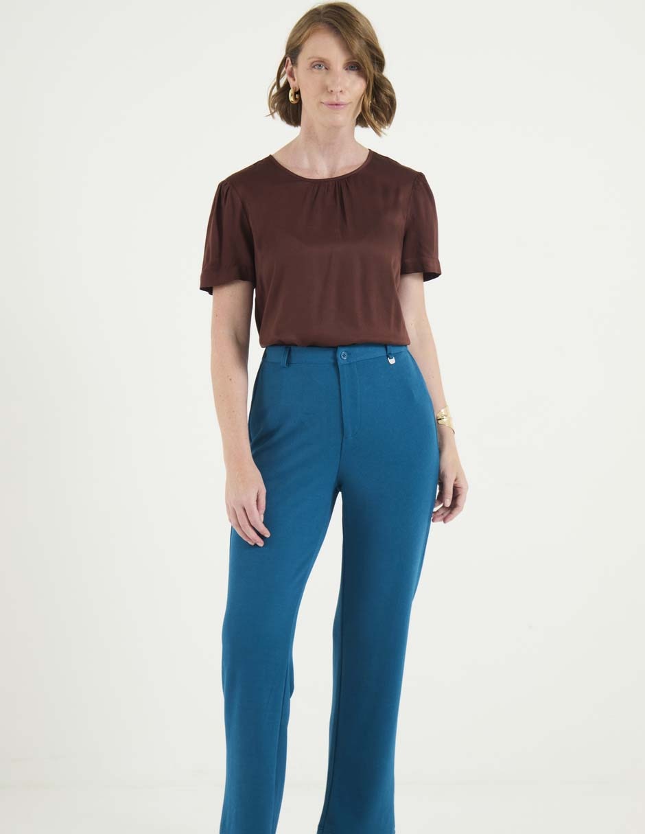 Blusa manga corta para mujer 3