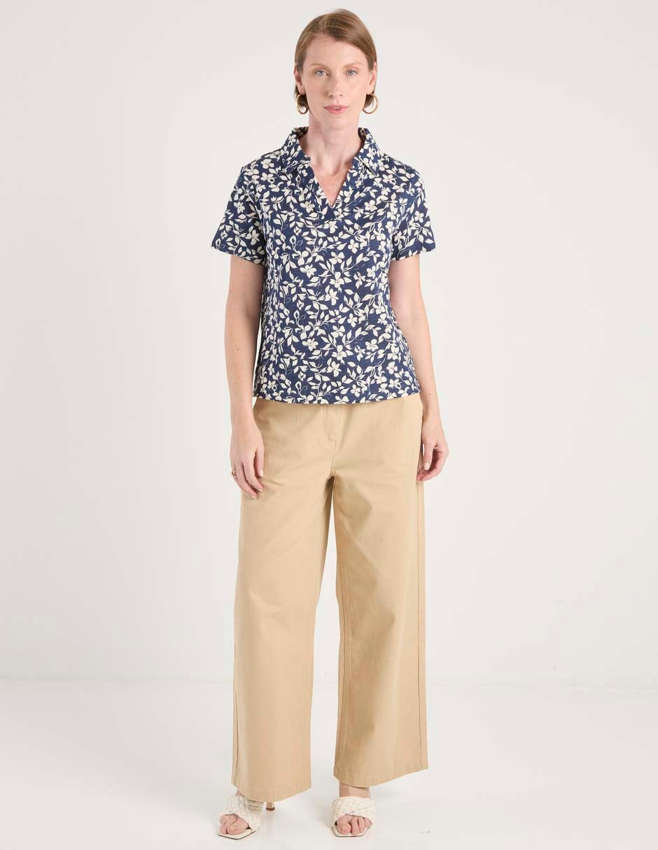 Blusa manga corta para mujer 3