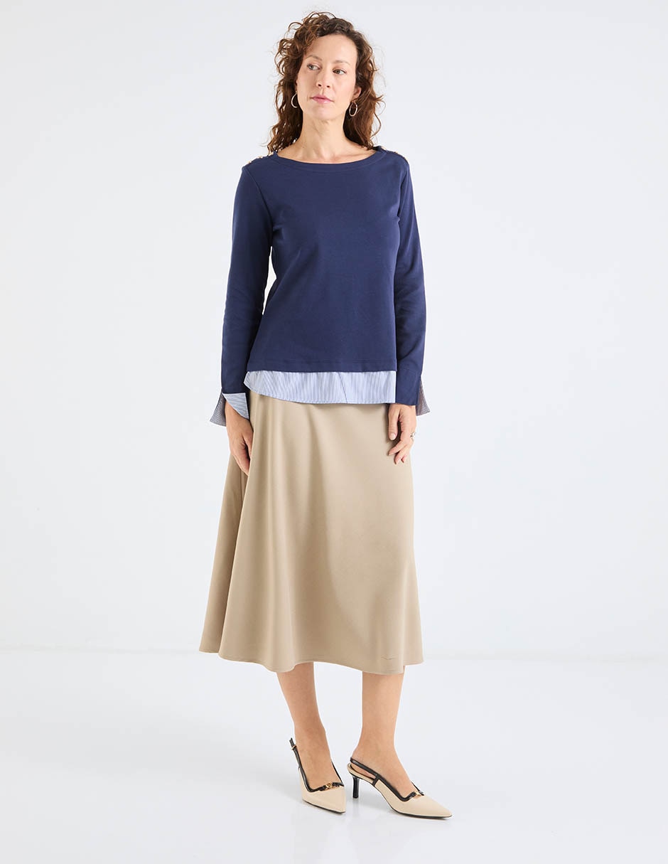 Blusa manga larga para mujer 3