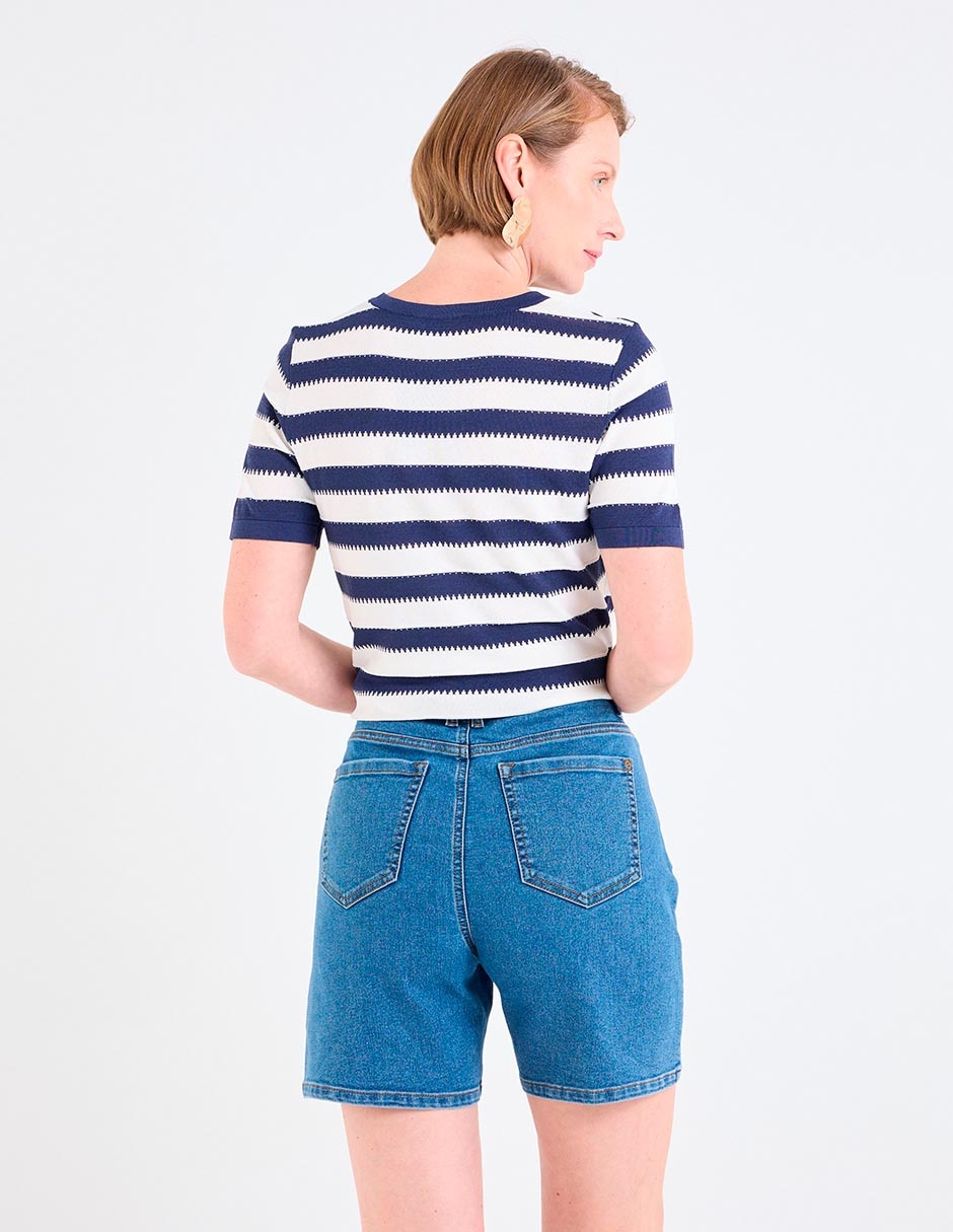 Blusa manga corta para mujer 2