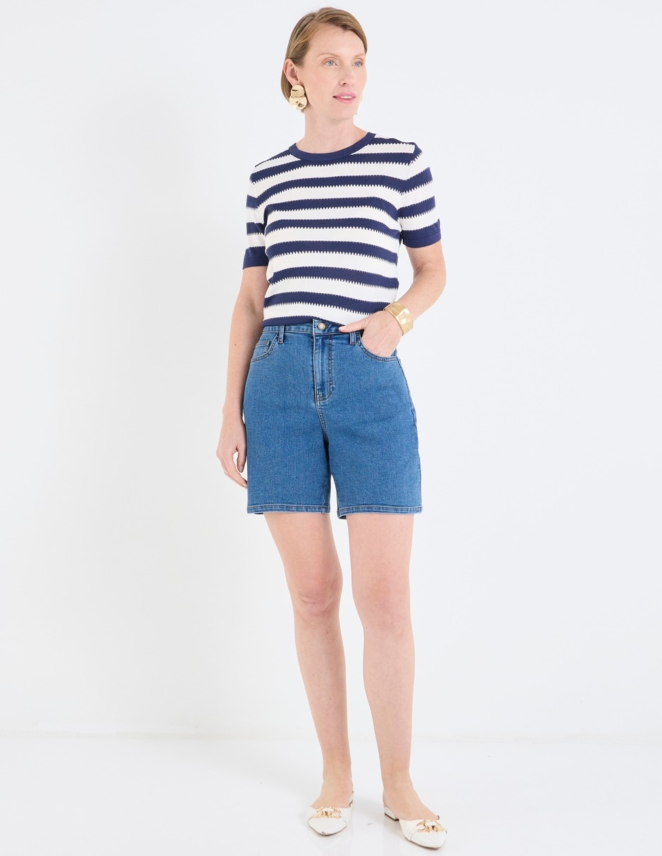 Blusa manga corta para mujer 3