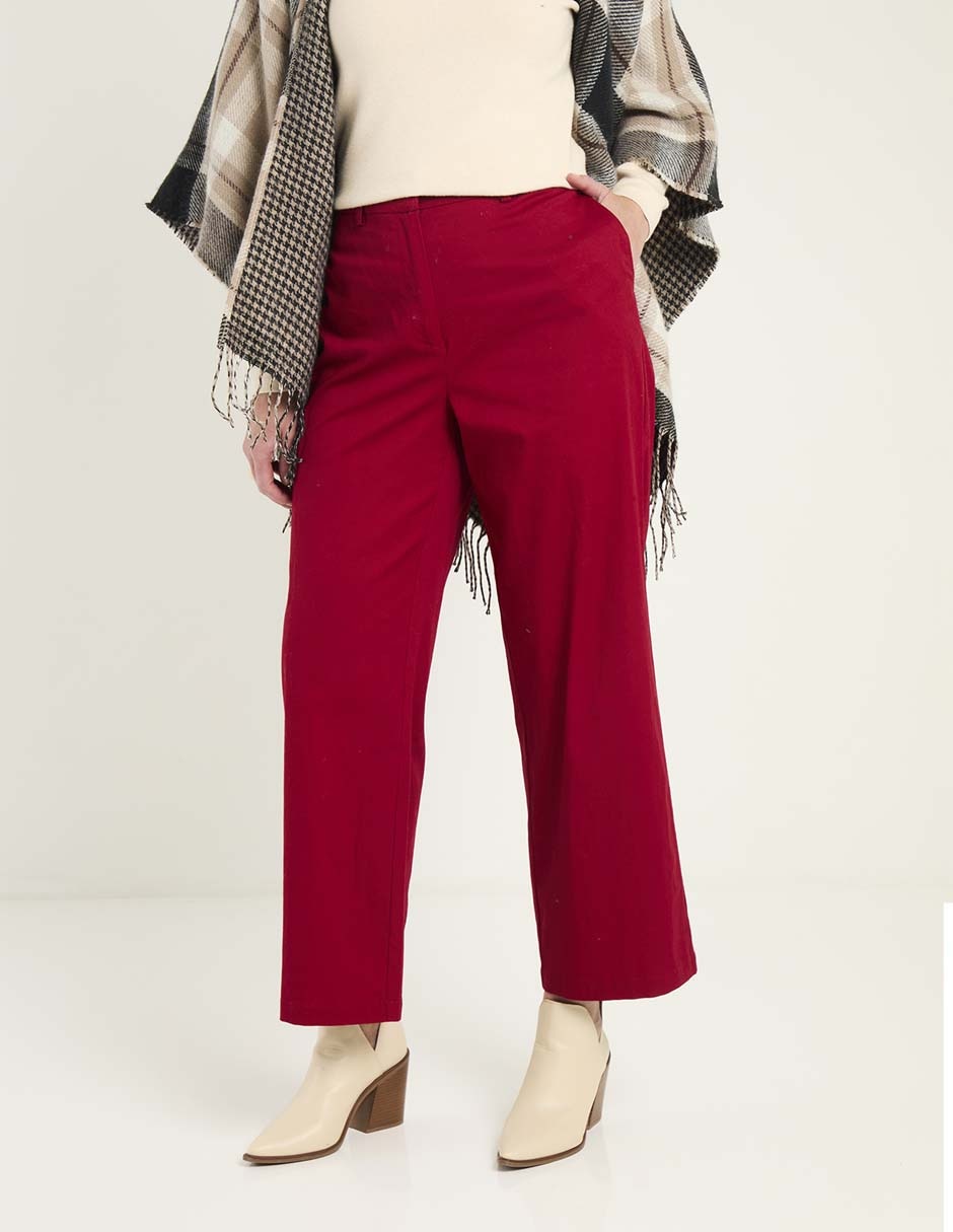 Pantalón de vestir amplio para mujer