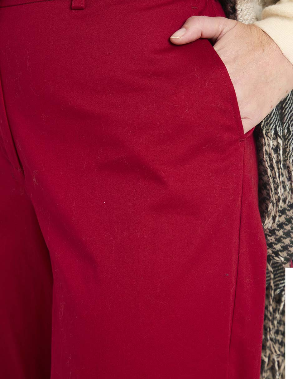 Pantalón de vestir amplio para mujer 4
