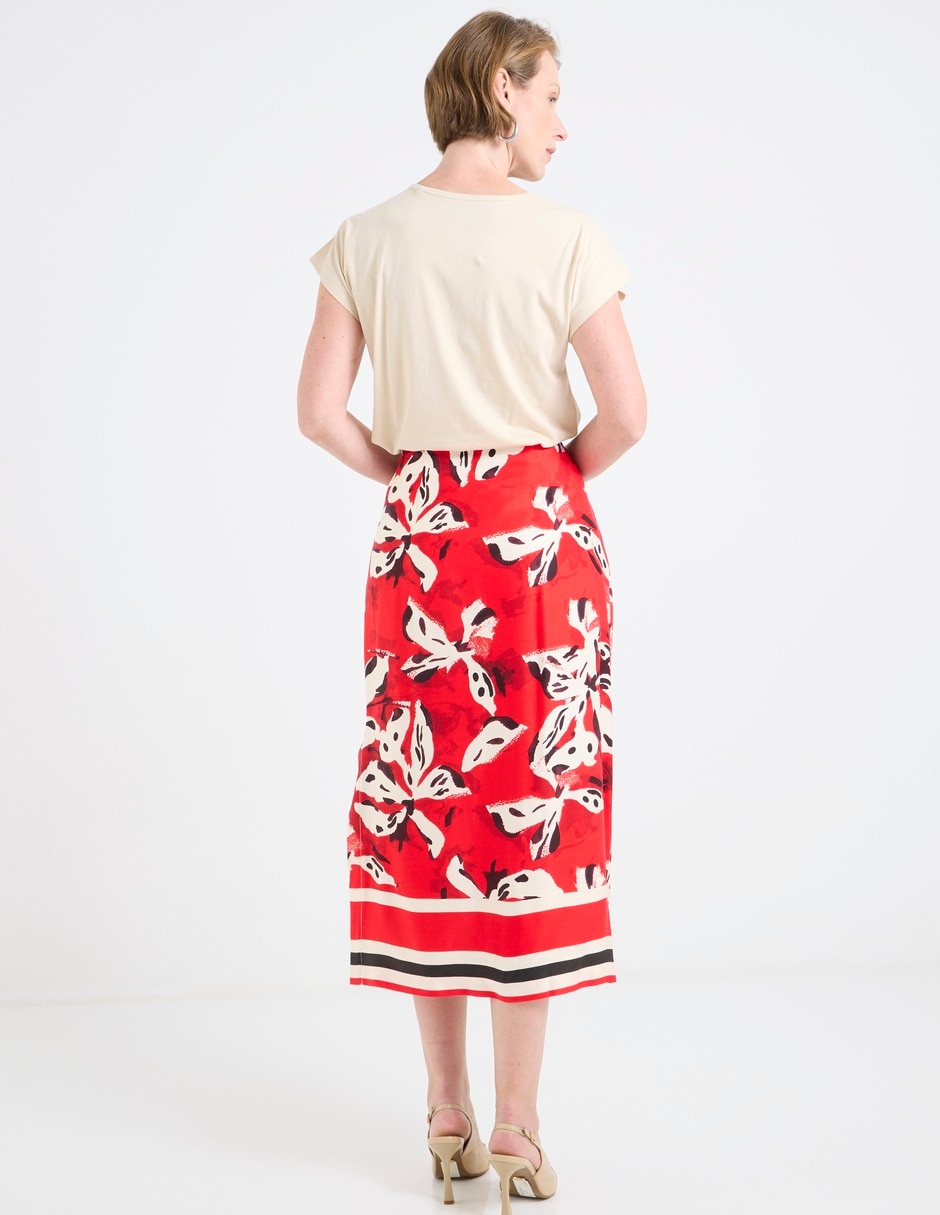 Falda crop a la cintura 2