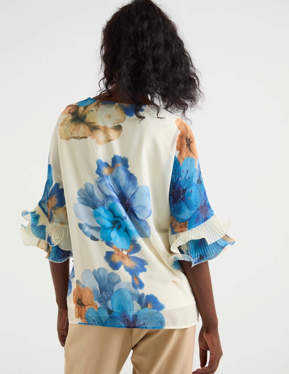 Blusa manga al codo para mujer 2