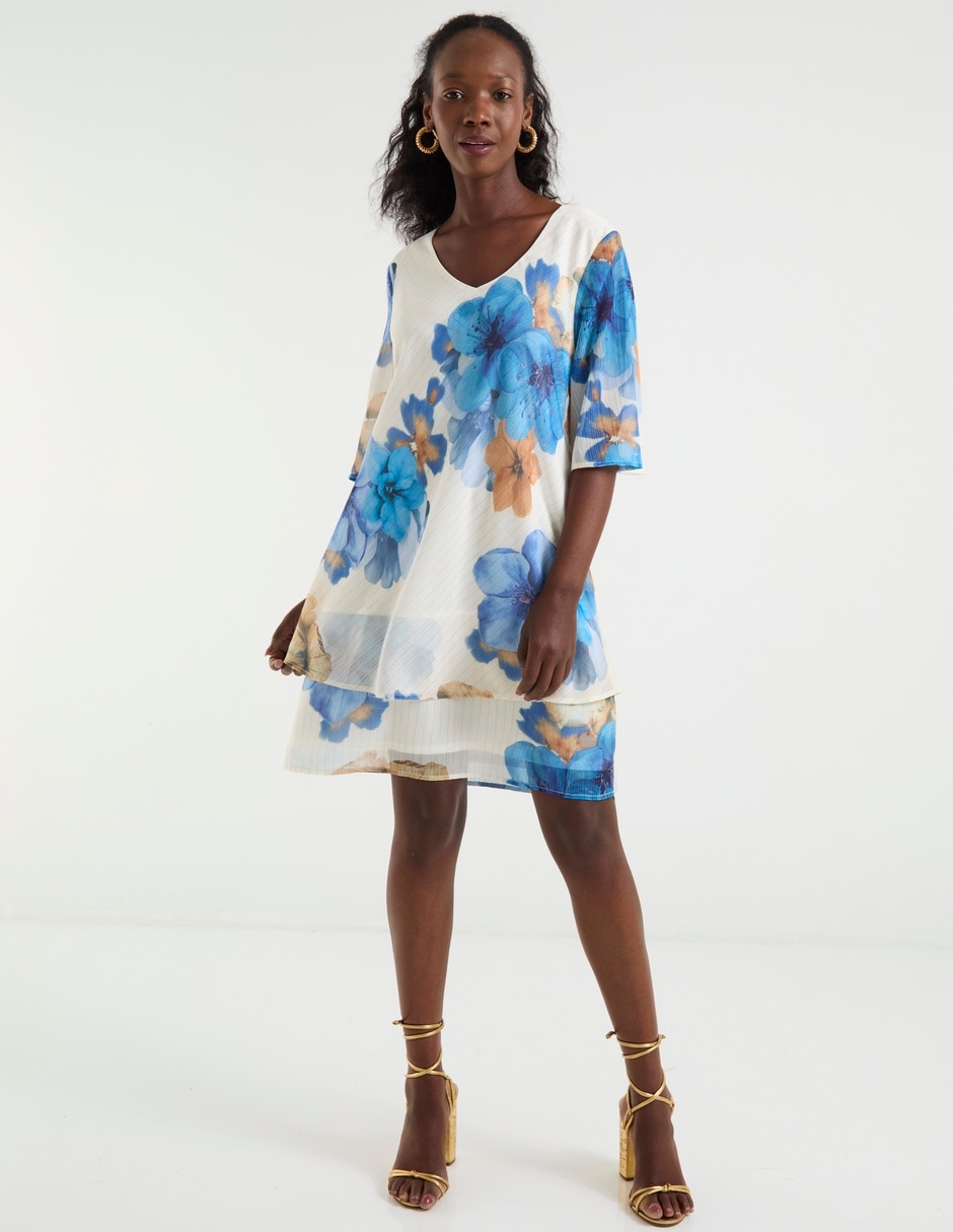 Vestido 3/4 casual para mujer 3