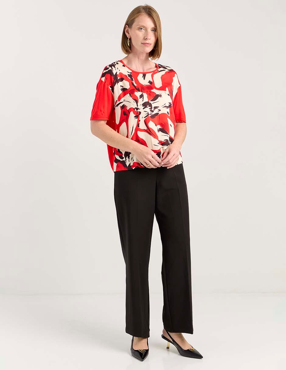 Blusa manga al codo para mujer 3