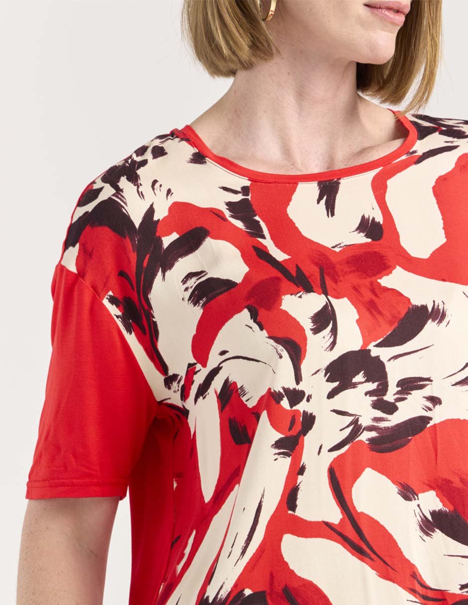 Blusa manga al codo para mujer 4