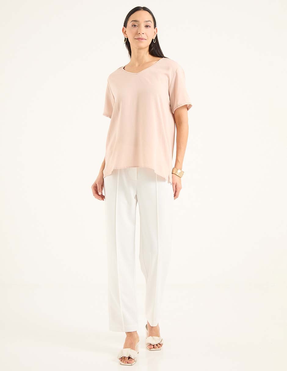Blusa manga corta para mujer 3