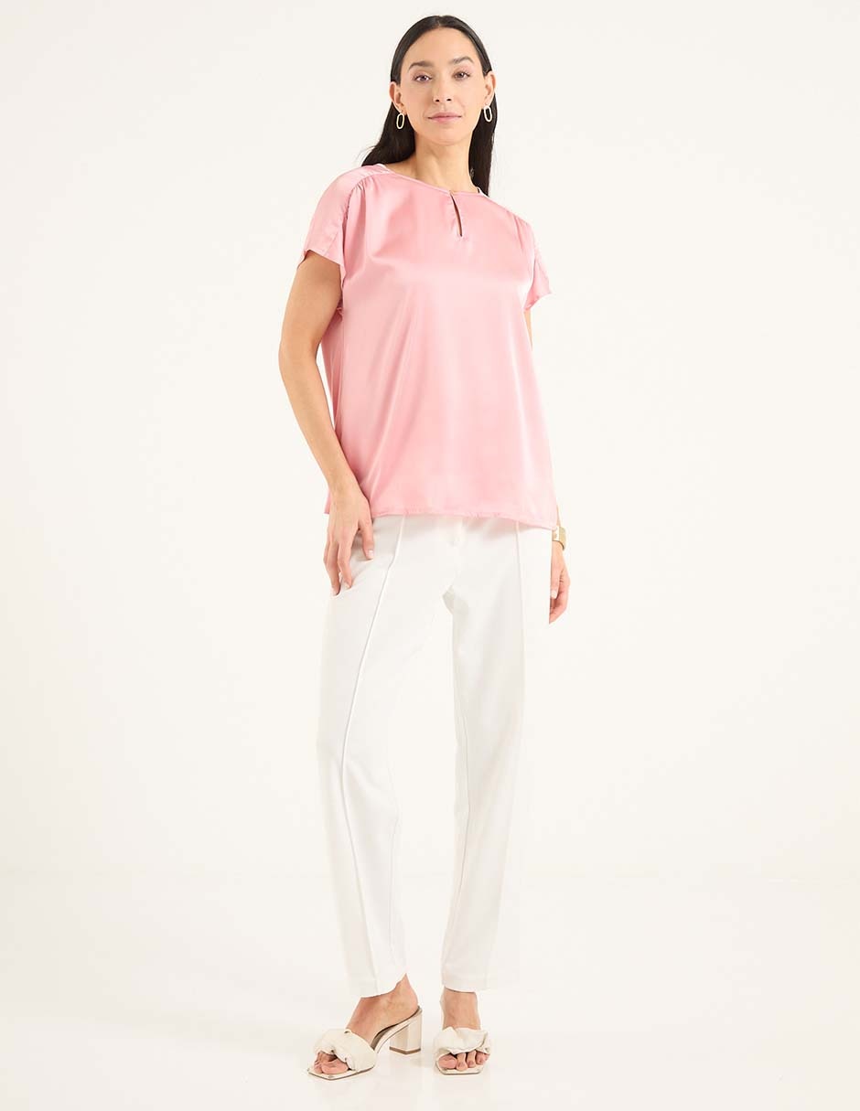 Blusa manga corta para mujer 3