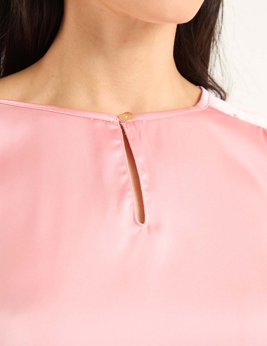 Blusa manga corta para mujer 4