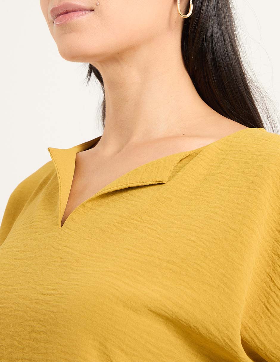 Blusa manga corta para mujer 4