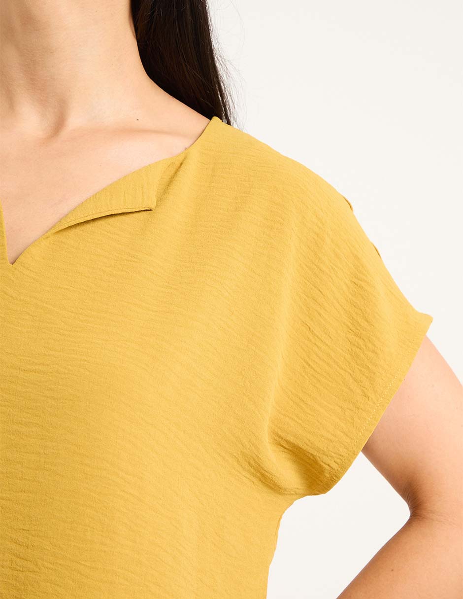 Blusa manga corta para mujer 5