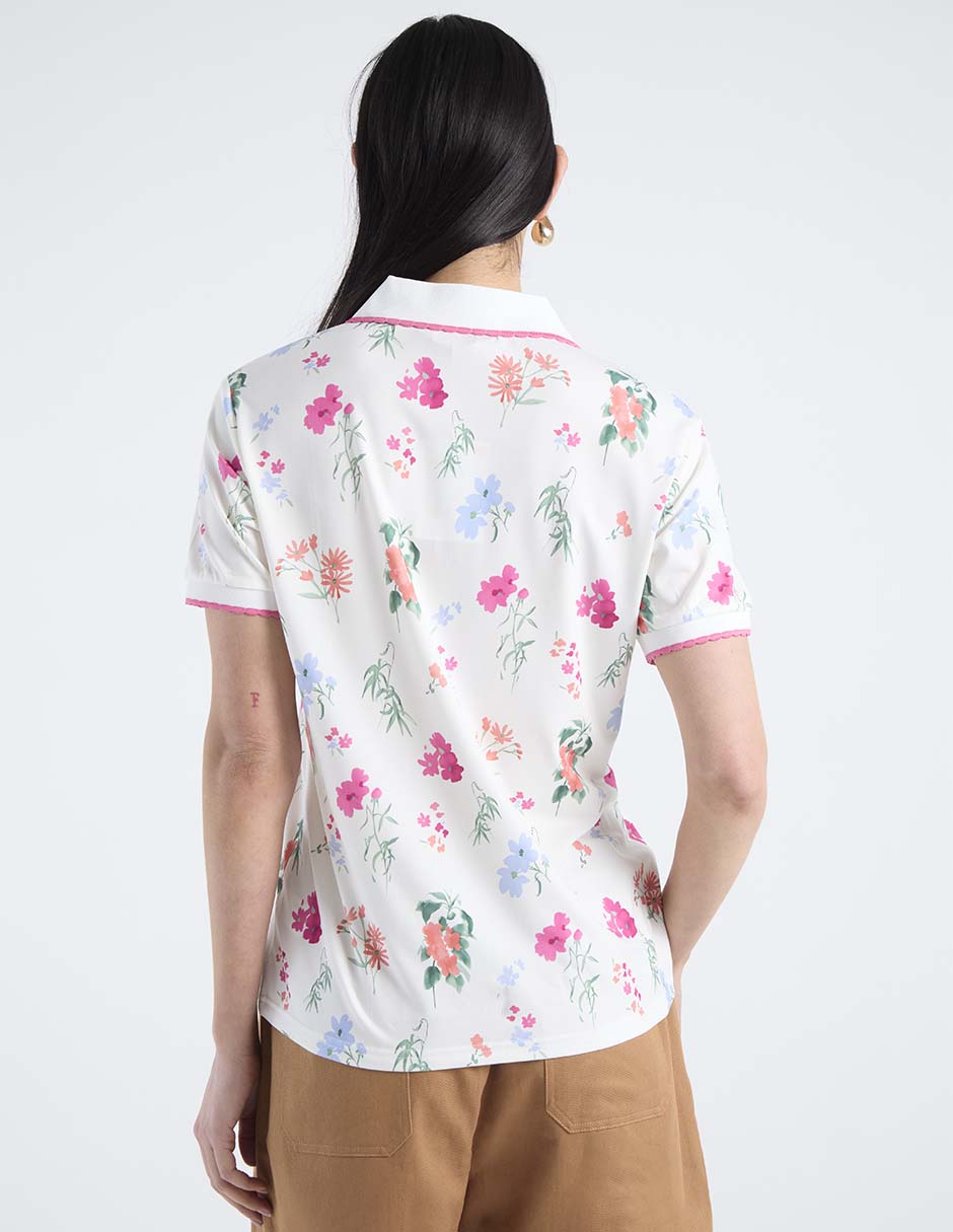 Blusa manga corta para mujer 6