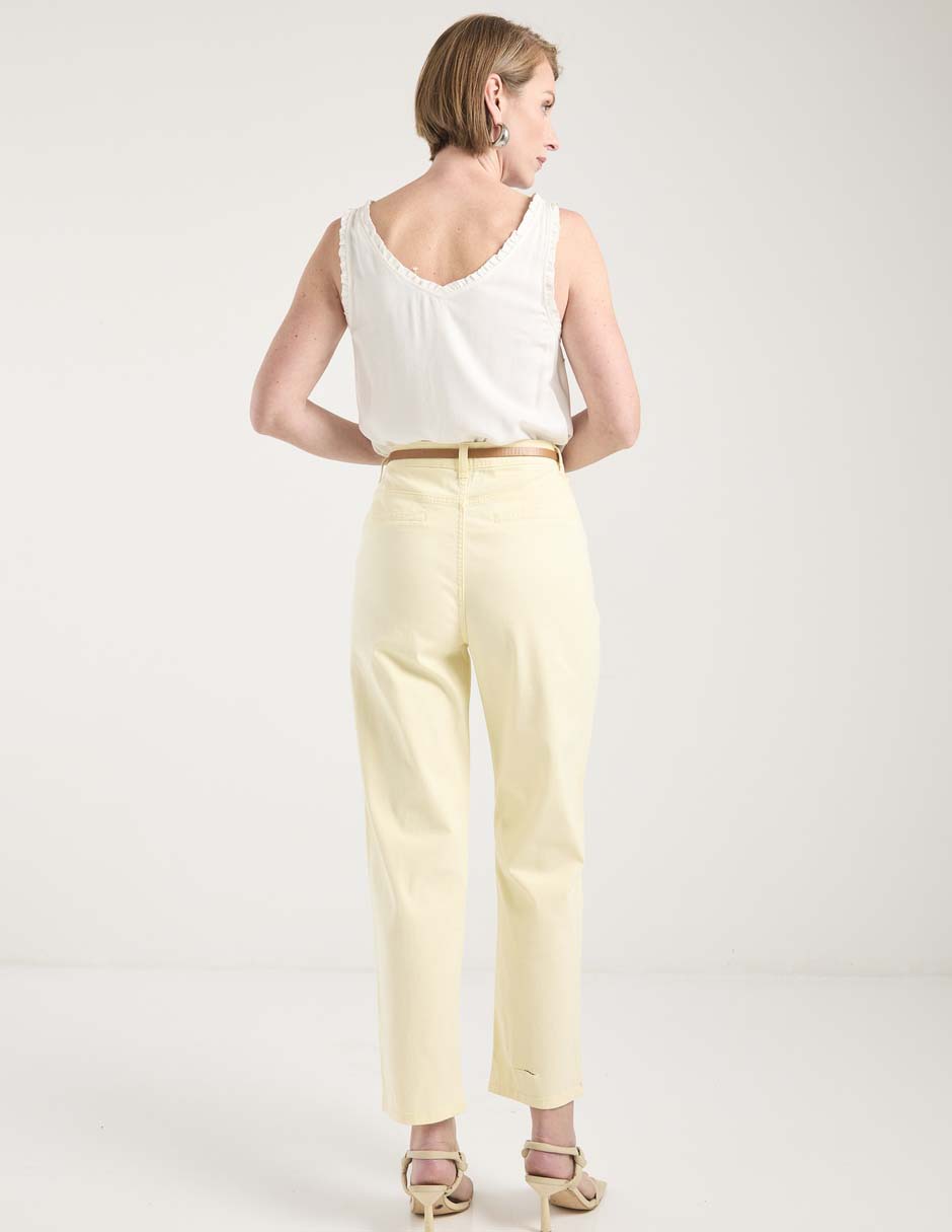 Pantalón chino slim para mujer 2