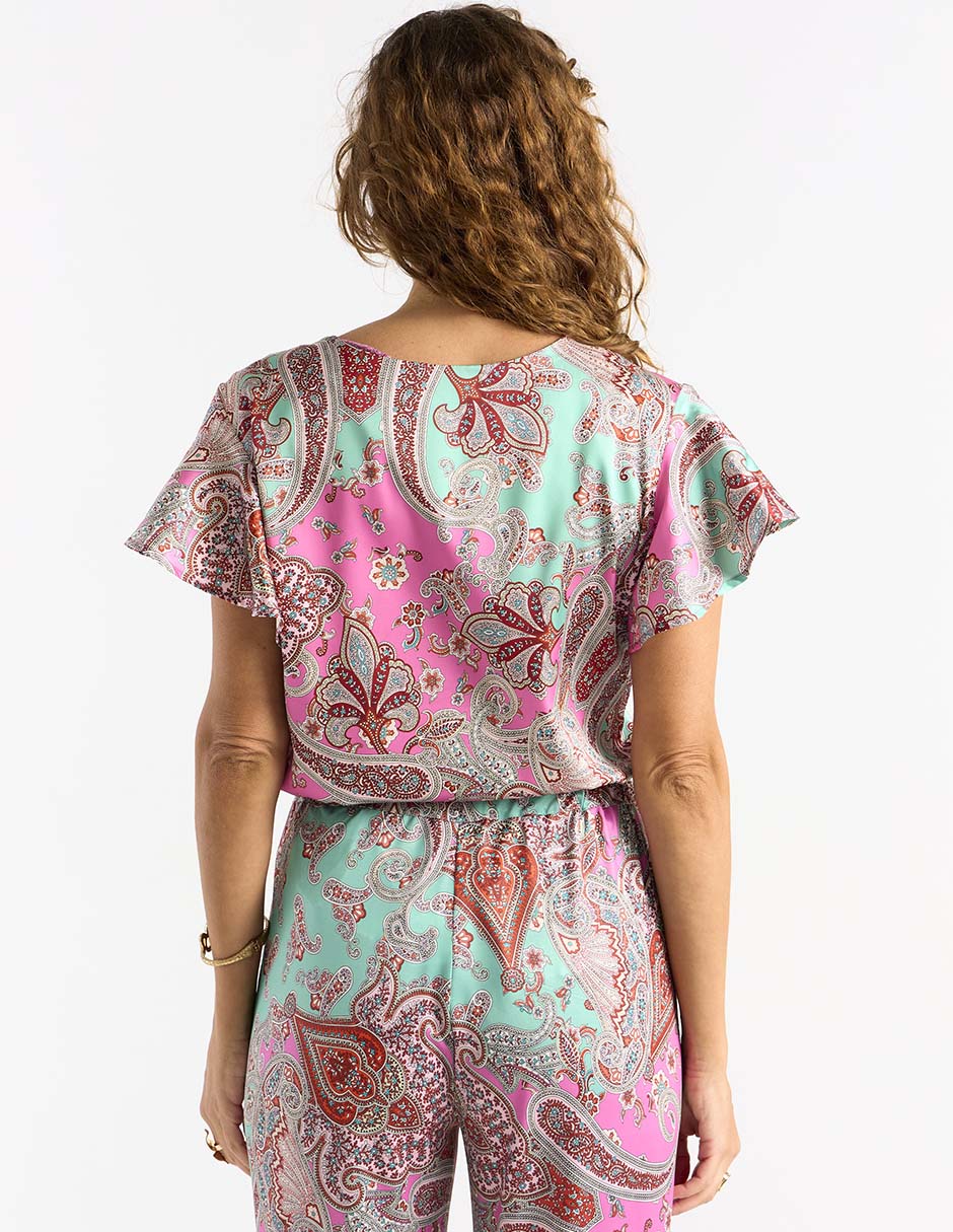 Blusa manga corta para mujer 2