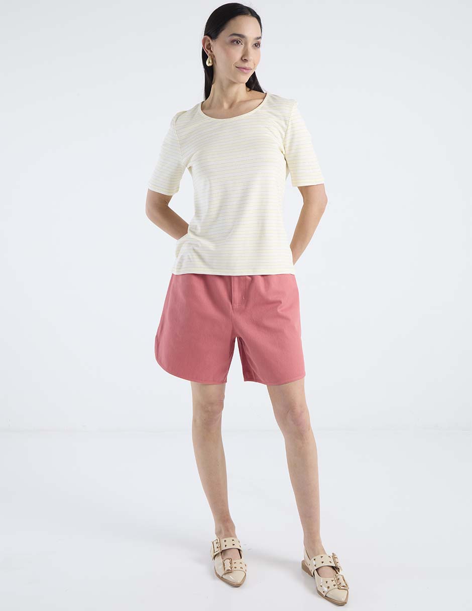 Blusa manga corta para mujer 3