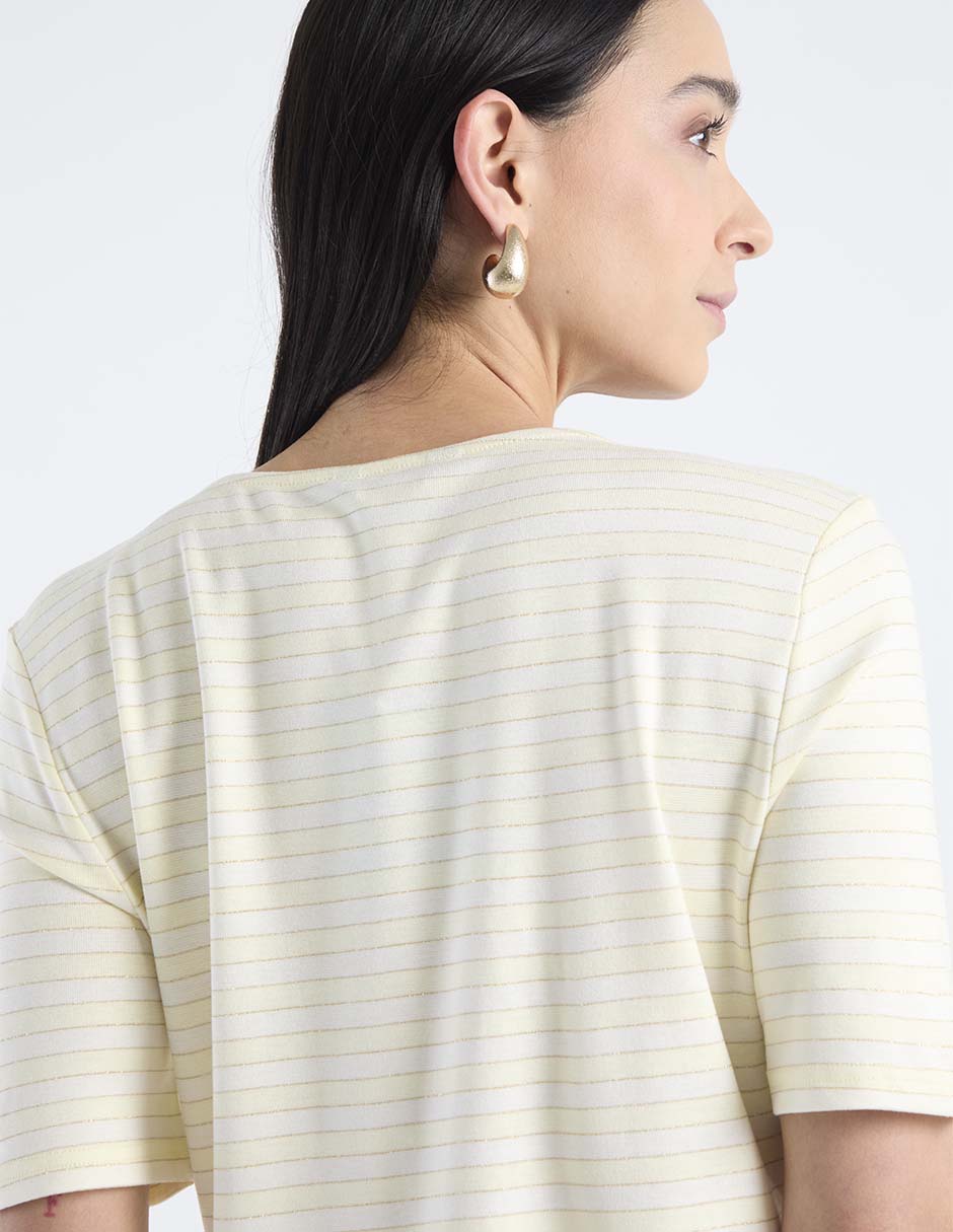 Blusa manga corta para mujer 5