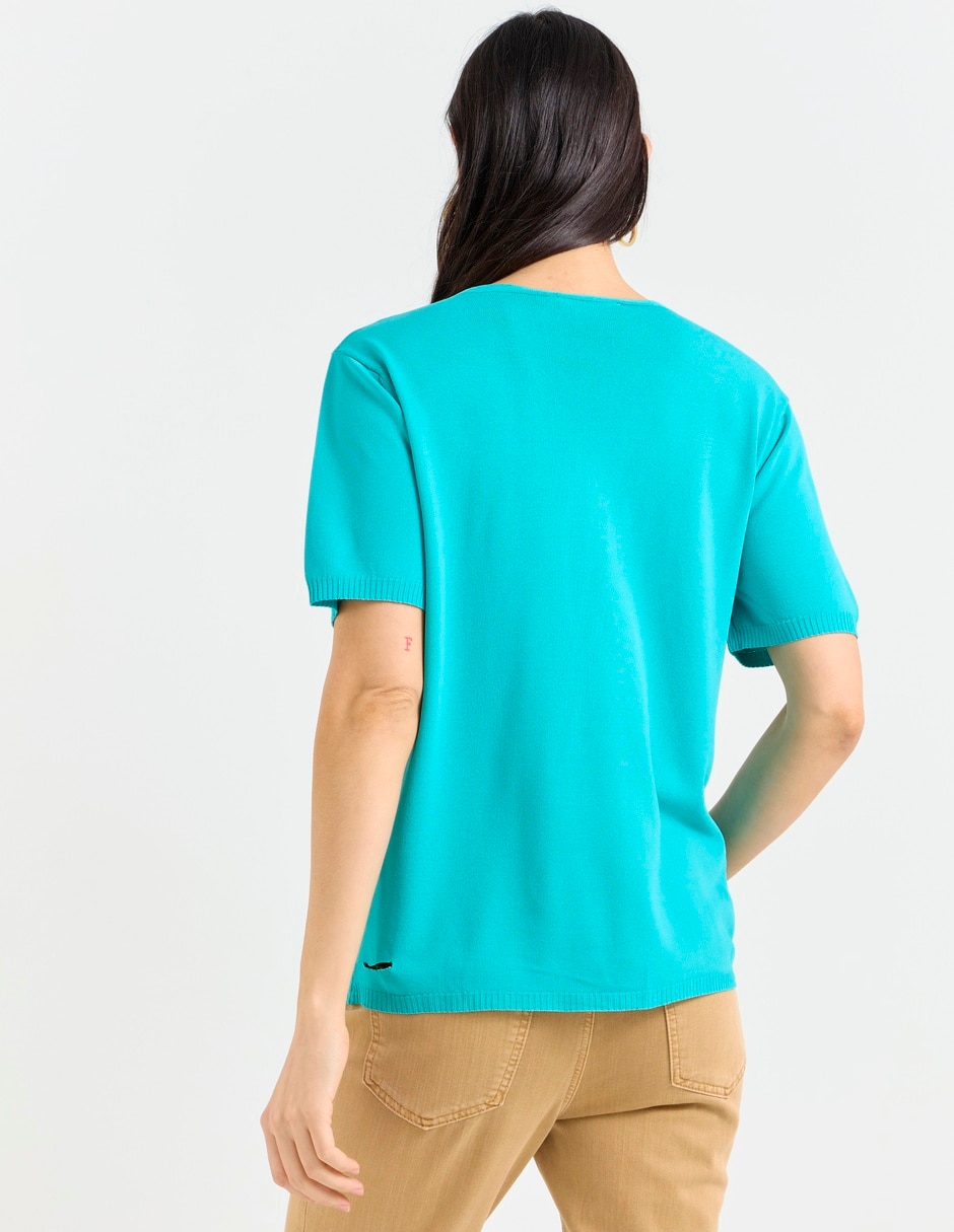 Blusa manga corta para mujer 2