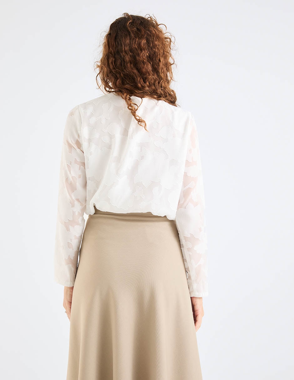 Blusa manga larga para mujer 2
