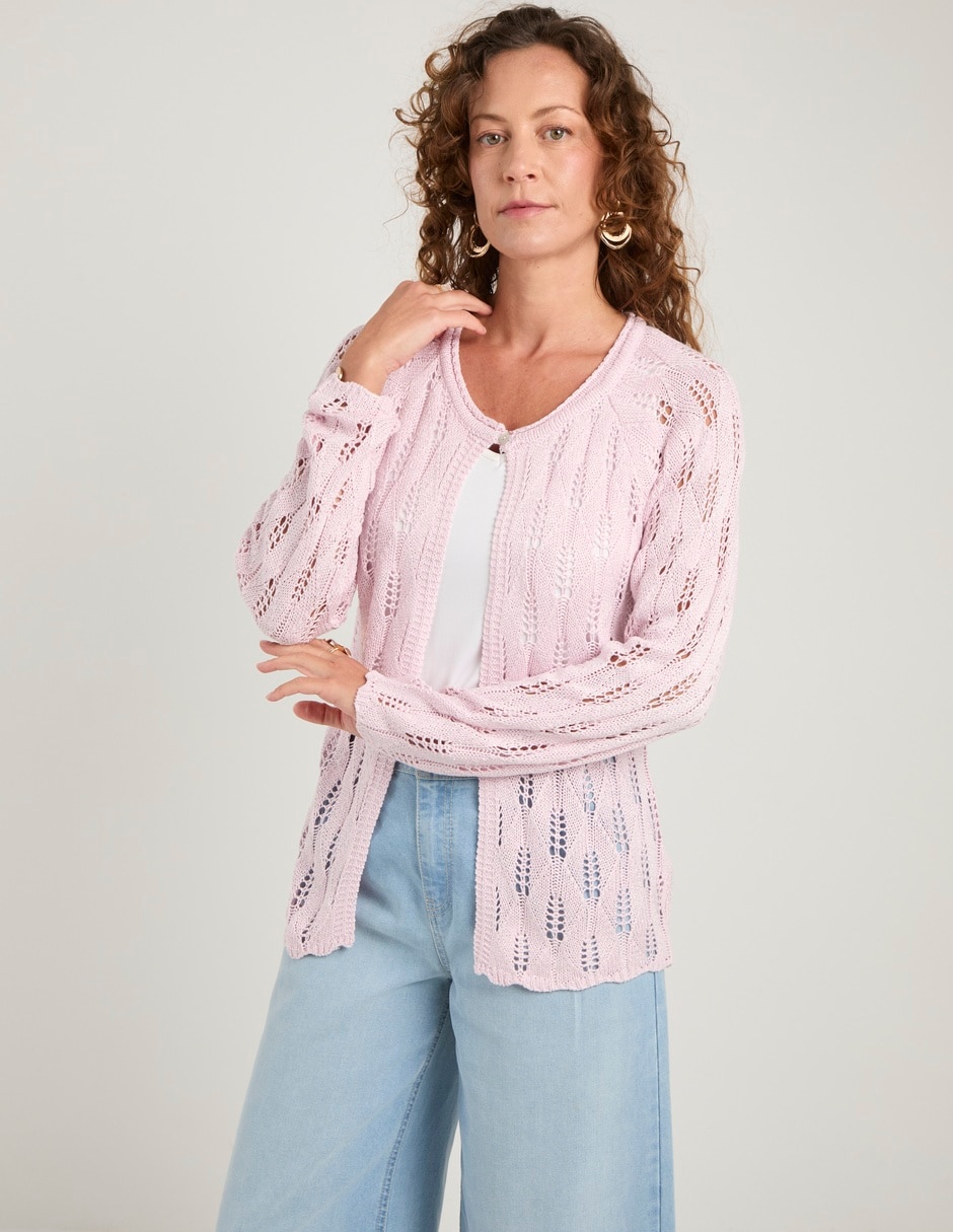 Suéter cuello redondo para mujer 2