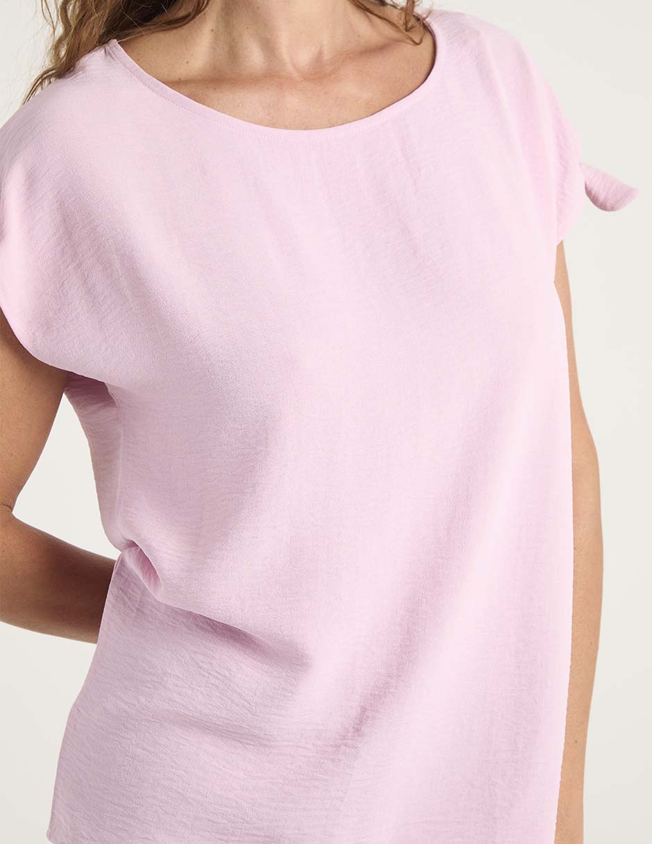 Blusa manga corta para mujer 5