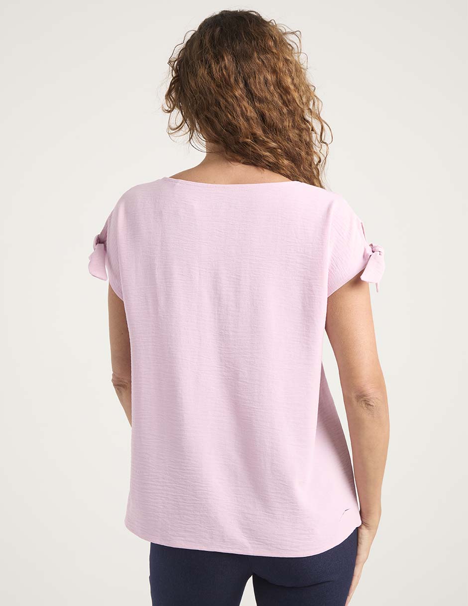 Blusa manga corta para mujer 6