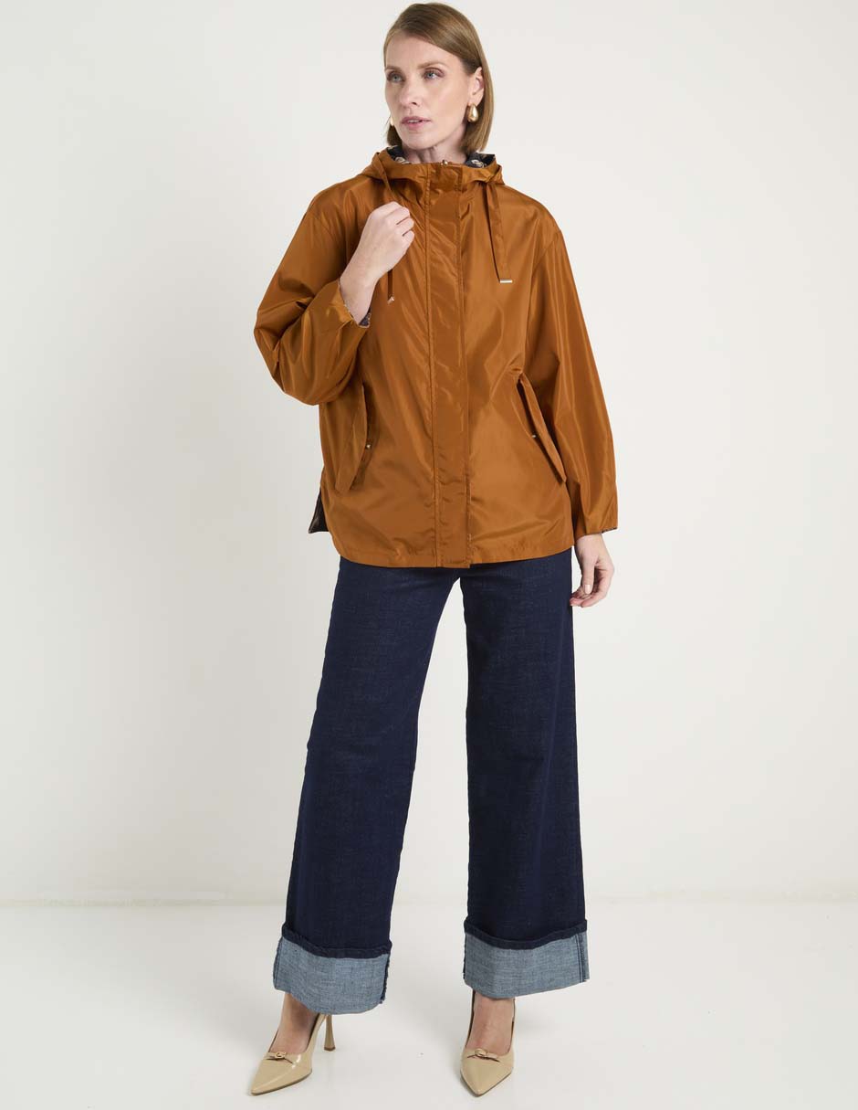 Chamarra rompevientos impermeable para mujer 3