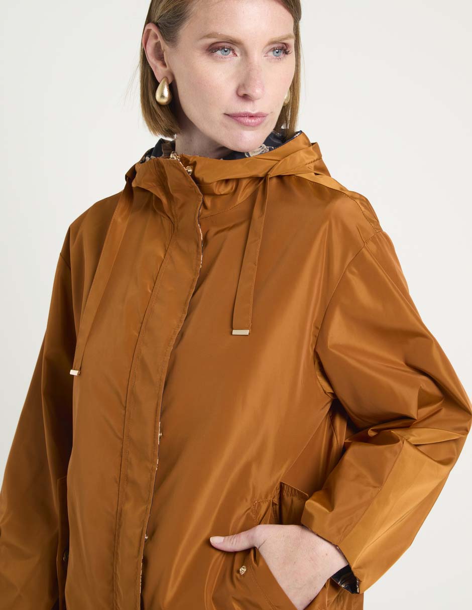 Chamarra rompevientos impermeable para mujer 4