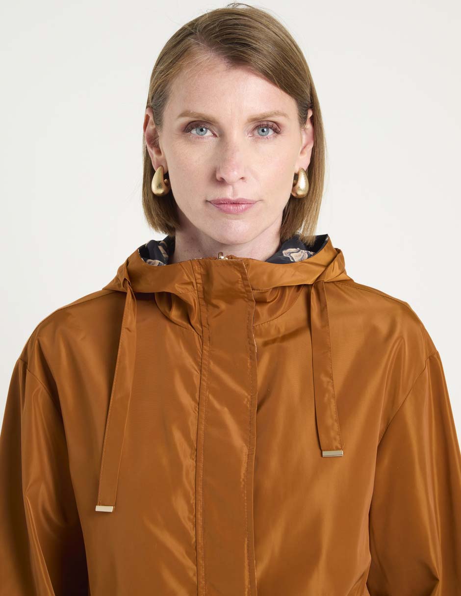 Chamarra rompevientos impermeable para mujer 5