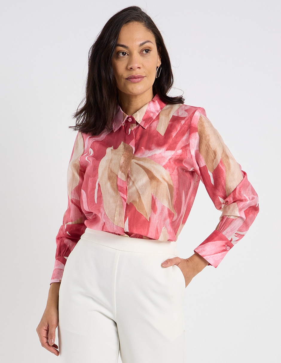 Blusa manga larga para mujer 3