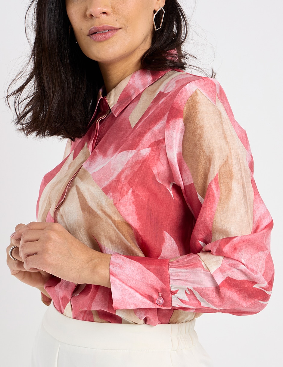 Blusa manga larga para mujer 6