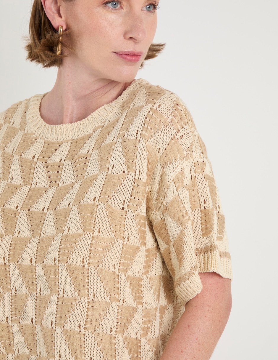 Blusa manga corta para mujer 5
