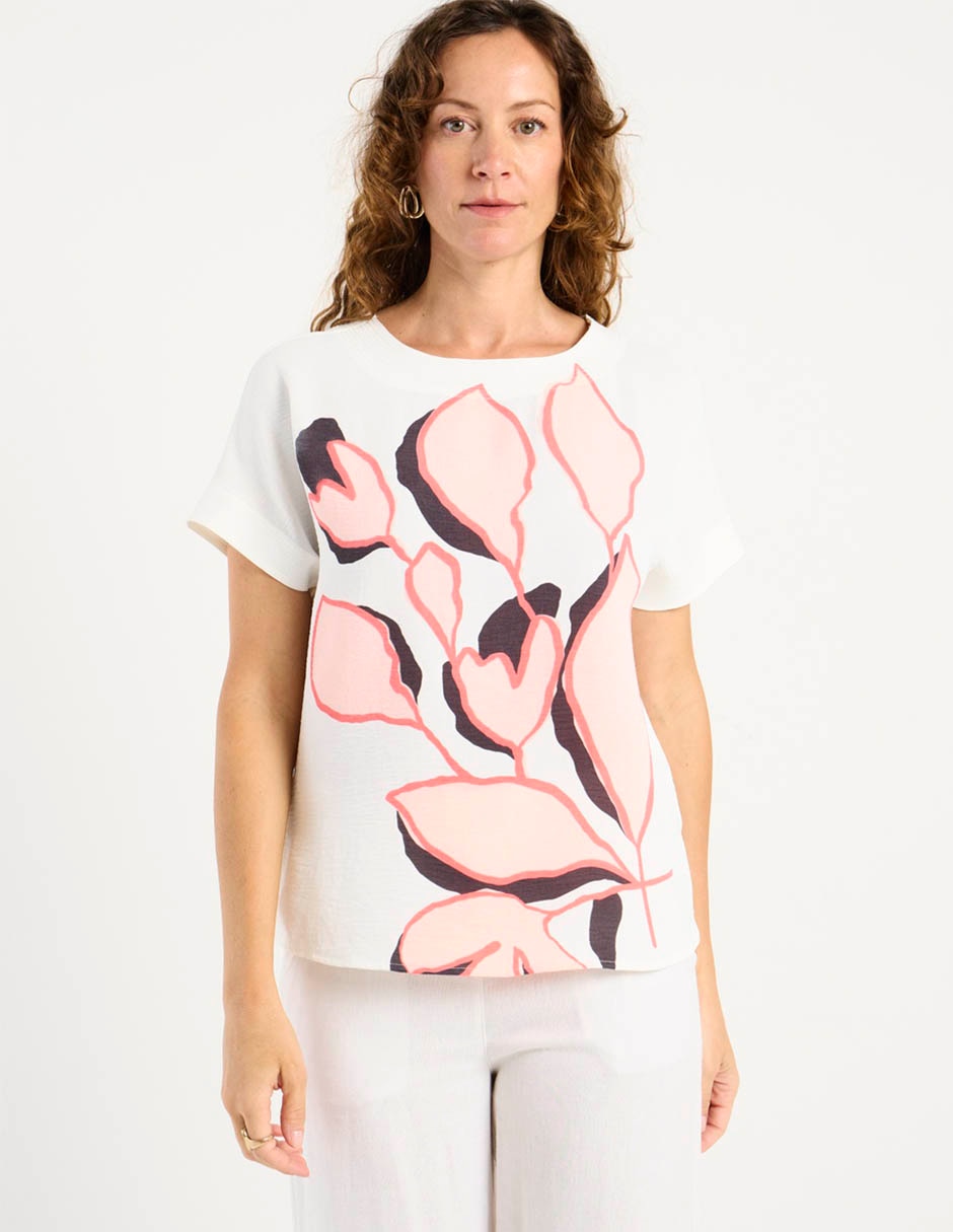 Blusa manga corta para mujer 2