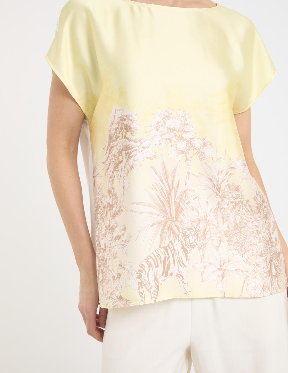 Blusa manga corta para mujer 4