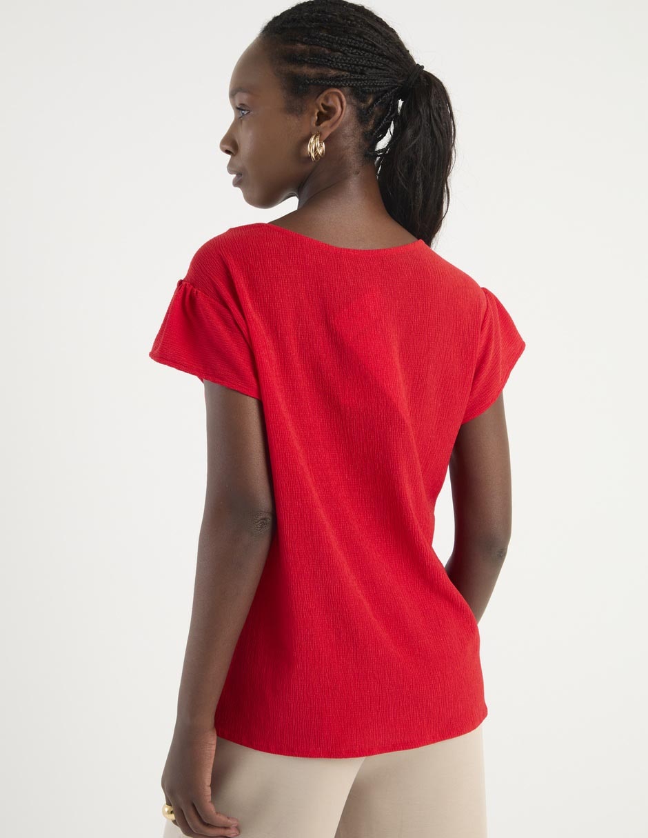 Blusa manga corta para mujer 2
