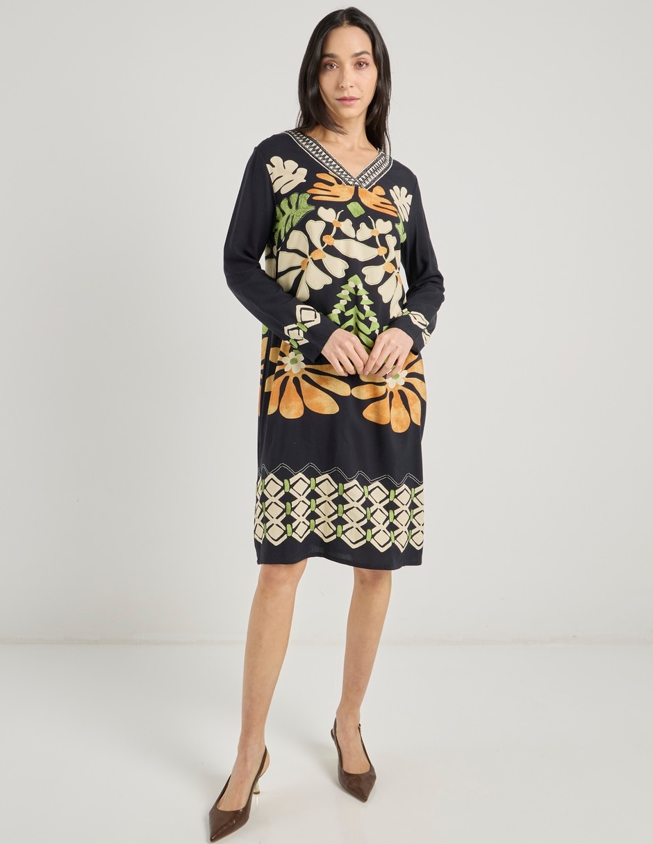 Vestido 3/4 casual para mujer 2