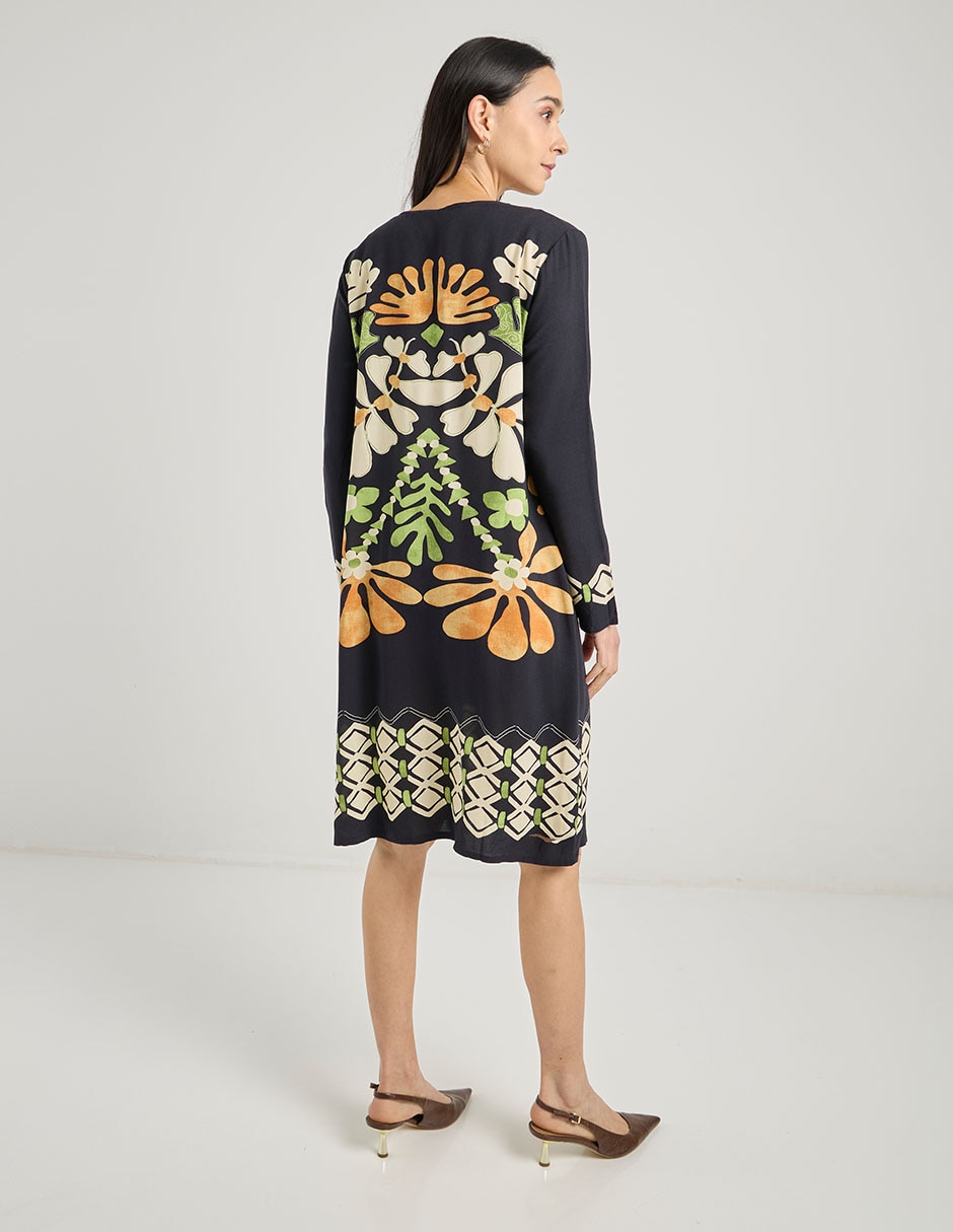 Vestido 3/4 casual para mujer 6