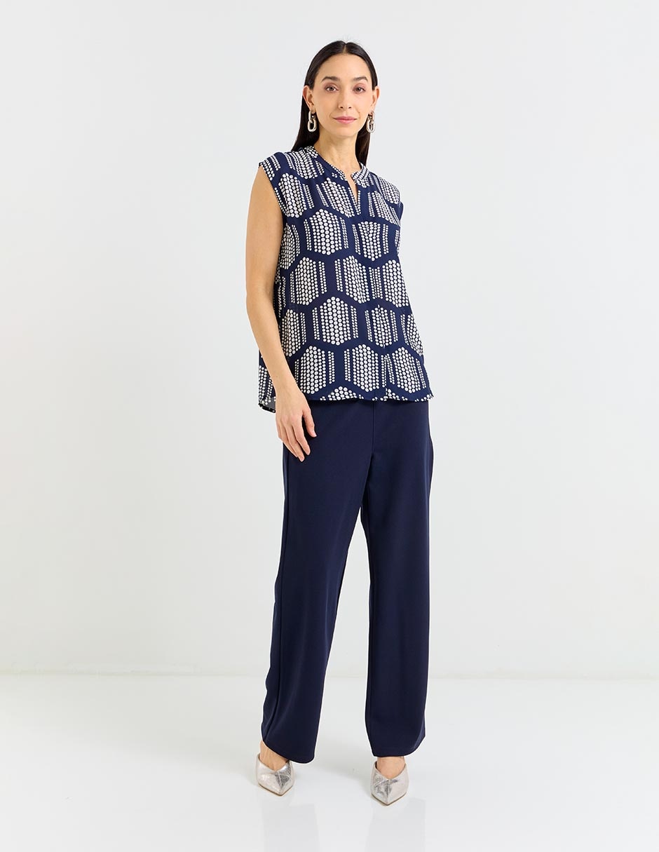 Blusa manga corta para mujer 3
