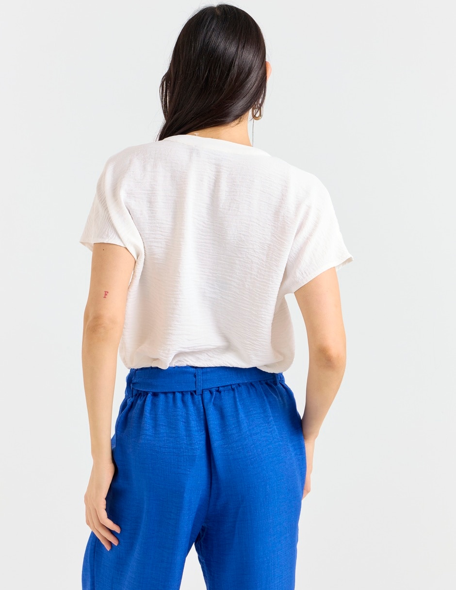 Blusa manga corta para mujer 2