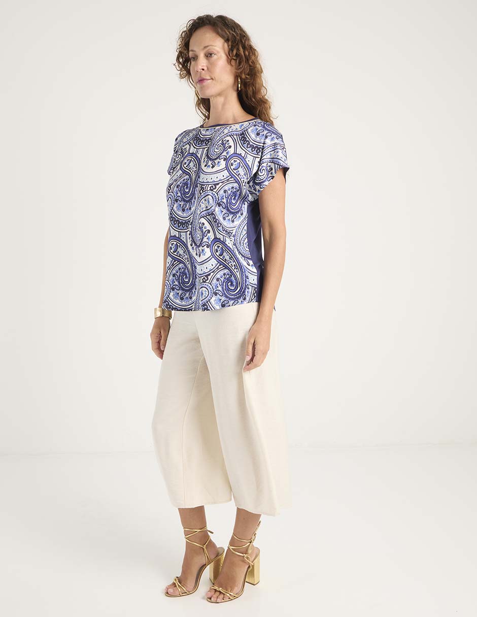 Blusa manga corta para mujer 2