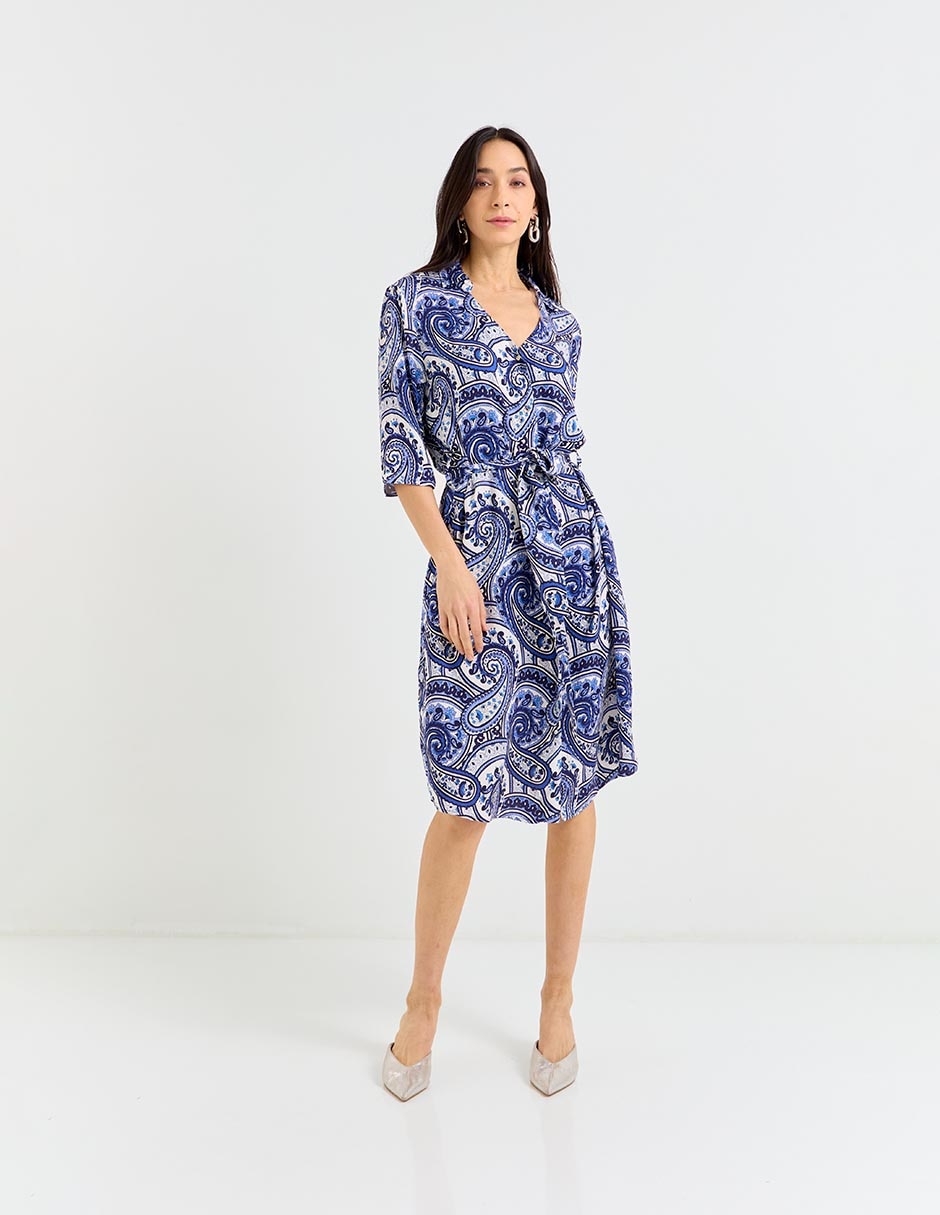 Vestido a la rodilla casual para mujer Vestido a la rodilla casual para mujer