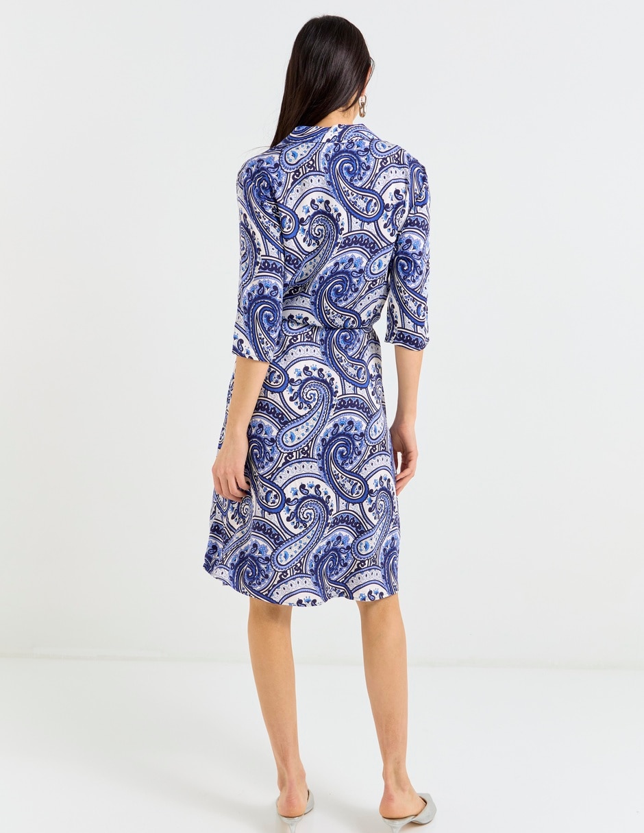 Vestido a la rodilla casual para mujer 2