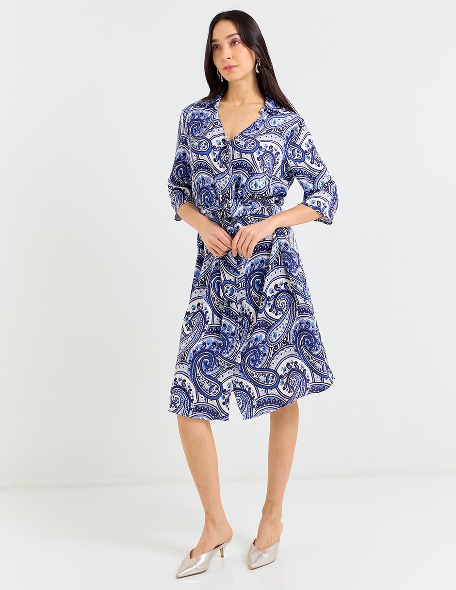 Vestido a la rodilla casual para mujer 3